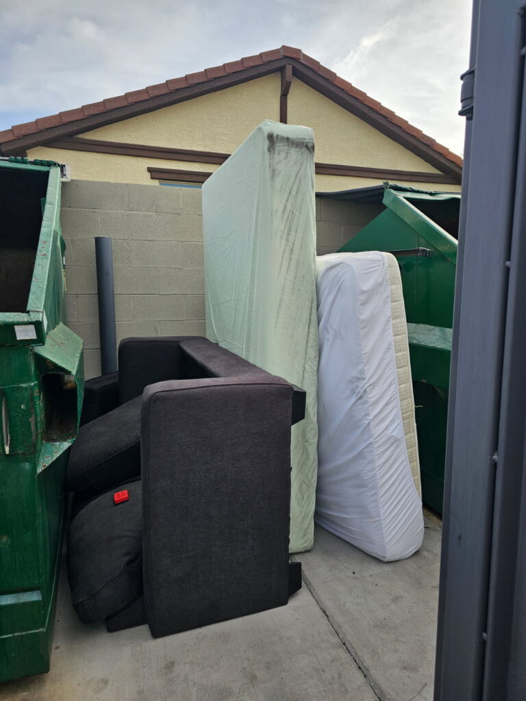Dry Heat Bulk Trash before couch mattress and box spring 7785755709208561195