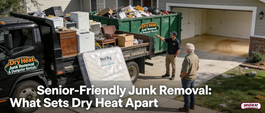Dry Heat provides senior-friendly junk removal for homeowners, families, and caregivers in Sun City, Surprise