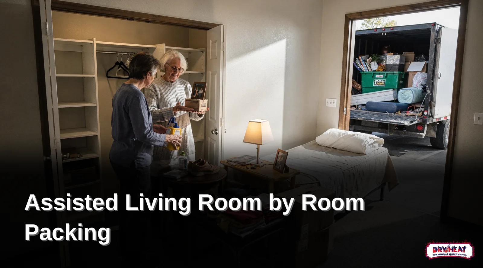 Assisted living apartments typically have limited space, so families should scale back the number